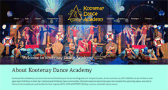 Desktop Screenshot of kootenaydance.com